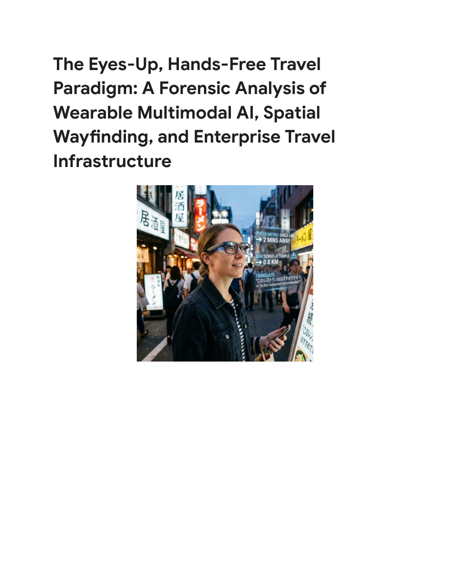 Smart Glasses Travel Tech Analysis Cover